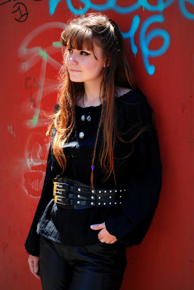 The Essential Black Linen Blouse with Metallic Accent – Handcrafted & Custom Fit